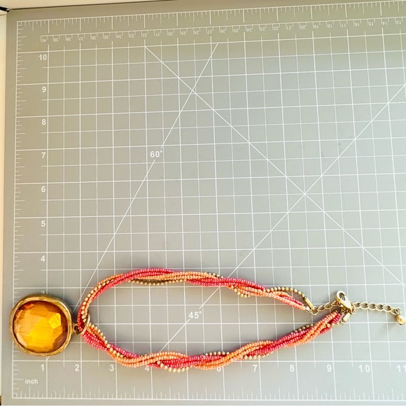 Vintage Dichroic Large pendant necklace - Picture 14 of 14